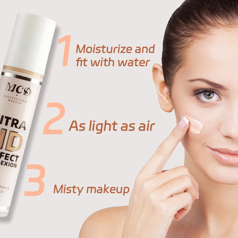 Full Coverage Concealer Liquid Foundation in 9 Shade