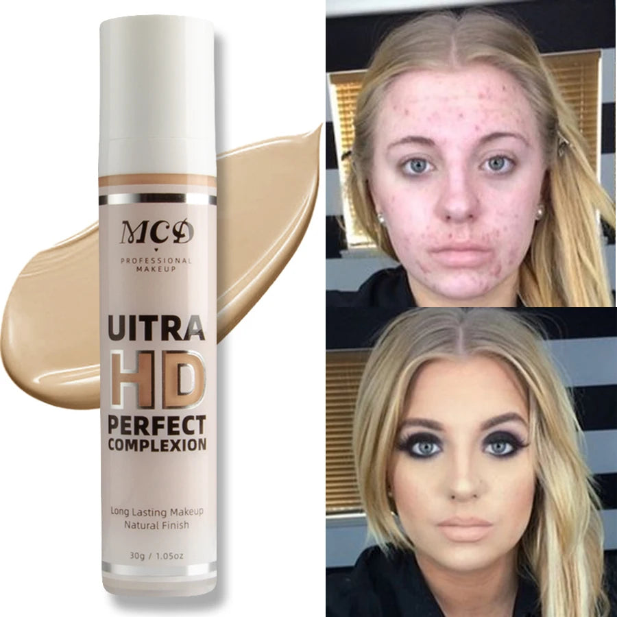 Full Coverage Concealer Liquid Foundation in 9 Shade
