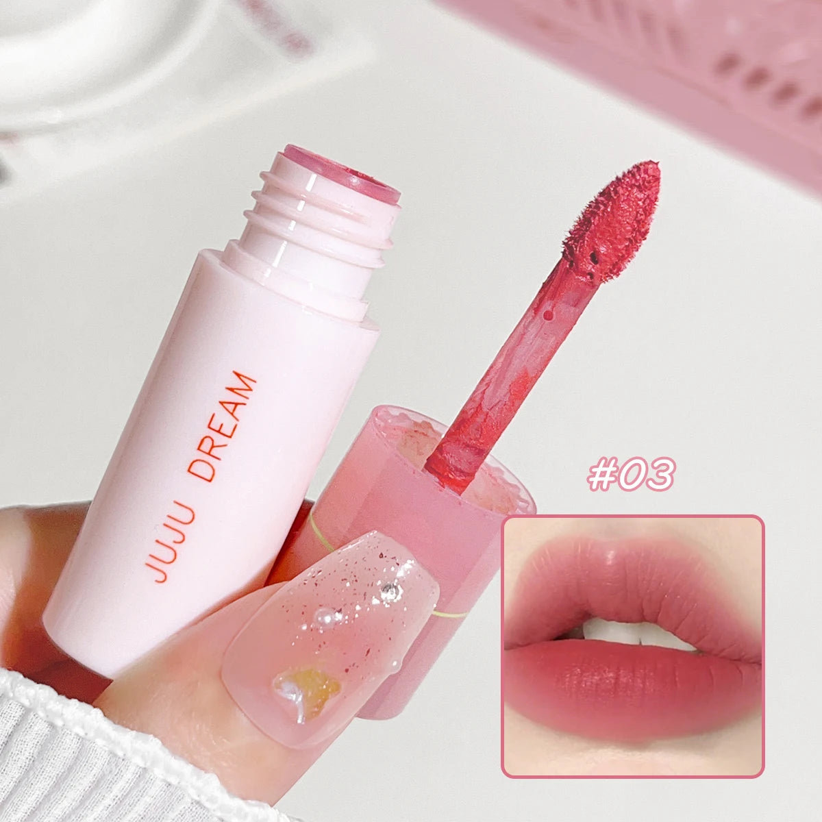 Soft mist milk coffee lightweight matte lipstick