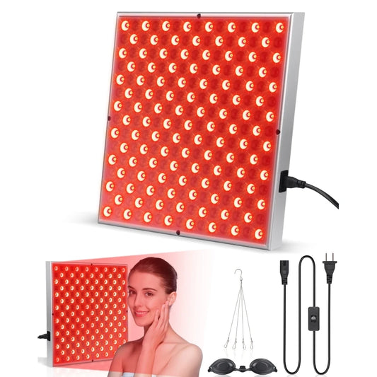 LED Red Light Therapy Panel Lamp for Facial Smoothing & Anti Aging Skin Care 225 LED