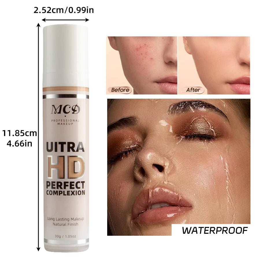 Full Coverage Concealer Liquid Foundation in 9 Shade