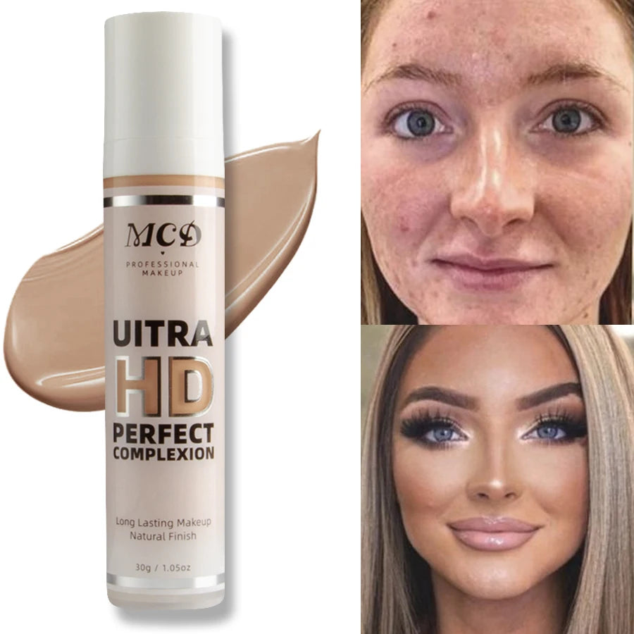 Full Coverage Concealer Liquid Foundation in 9 Shade