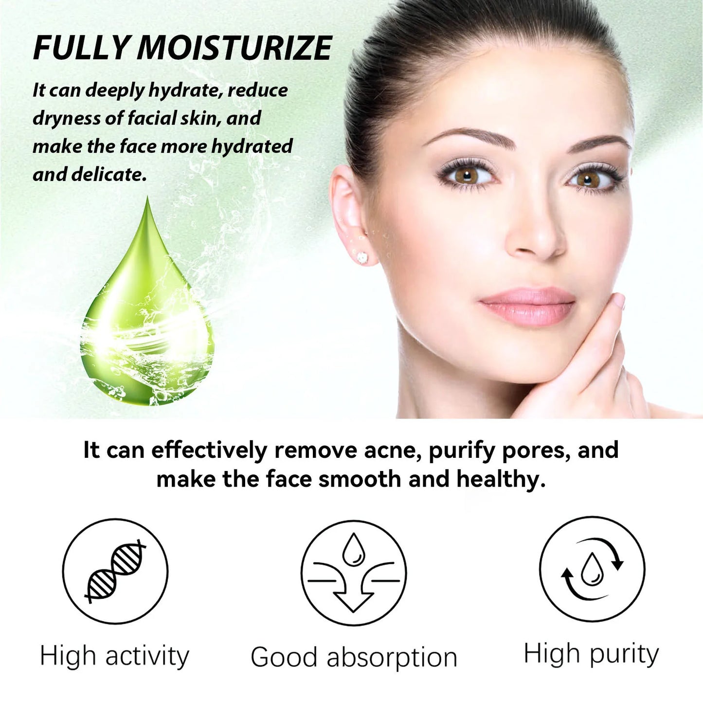 Acne-Prone Herbal Face Cream, Oil Control + Pore Shrinking Serum