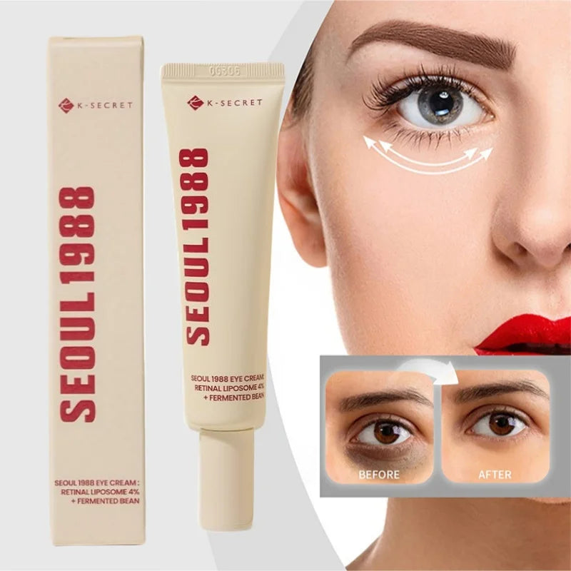 SEOUL 1988 Retinal Eye Cream Anti Dark Circles & Eyes Bags, Firming Moisturizing Eyes Skin Care