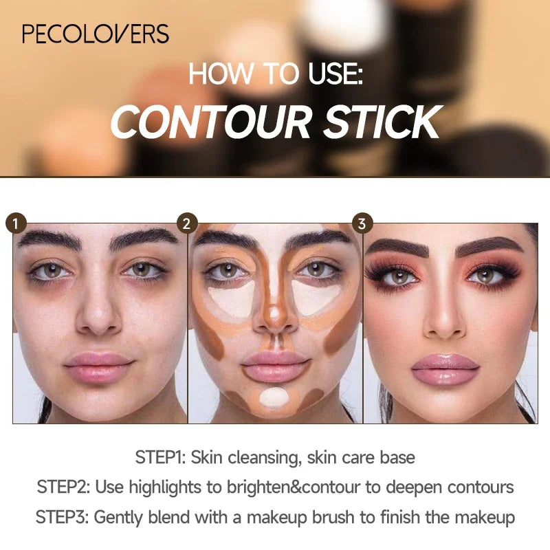 Facial Contour Stick, Concealer Brightening